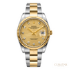 Rolex Datejust 36 Steel & Gold Diamond Dial Champagne 36mm