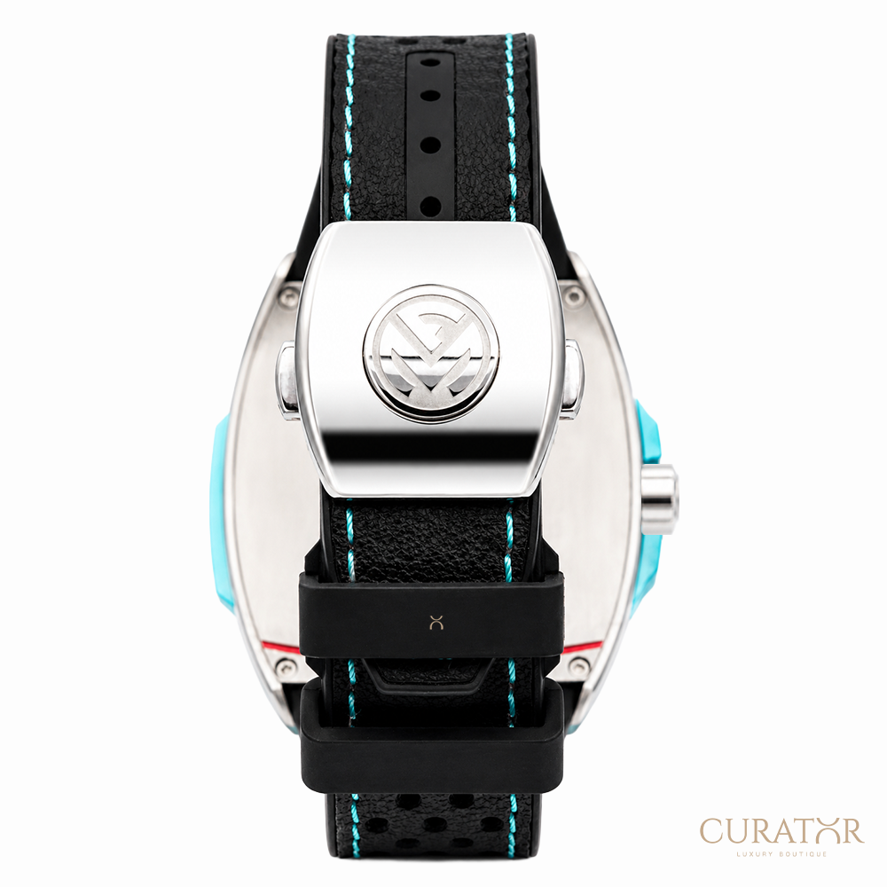 Franck Muller Vanguard Racing "Turquoise Accent" Stainless Steel Automatic