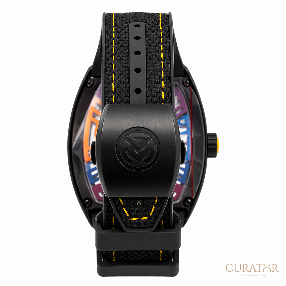 Franck Muller Vanguard Seven Days Skeleton Color Dreams Carbon Watch