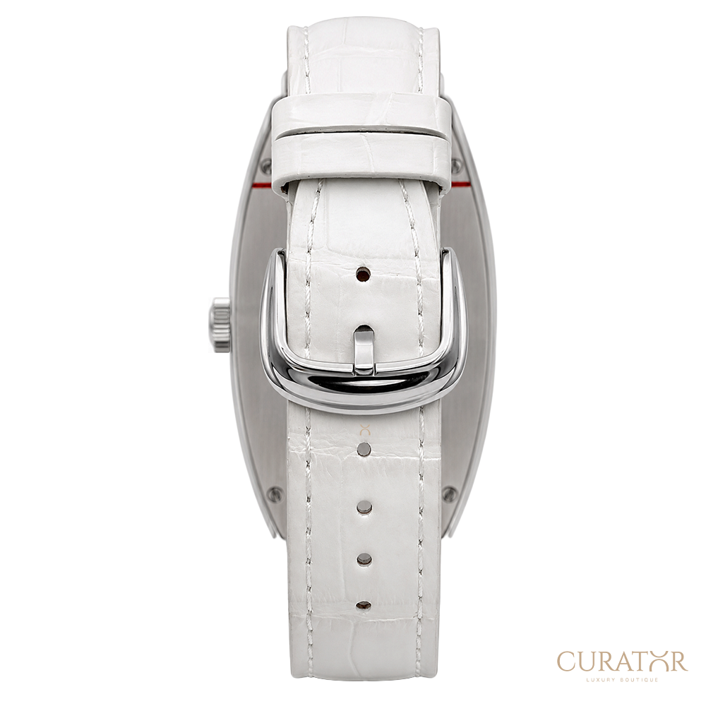 Franck Muller Cintrée Curvex Master Banker Stainless Steel Grey Dial Watch