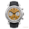 Title Page Franck Muller Round Chronograph Date 18K White Gold Yellow Dial 39mm