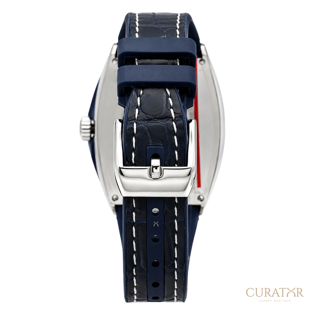Franck Muller Vanguard Yachting Steel Blue Dial Luxury Timepiece