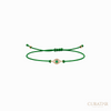 Anil Arjandas Jewels: Mini Evil Eye Diamond & Emerald Gold Macramé Bracelet