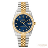 Rolex Datejust 31 Royal Blue Diamond Dial Two-Tone Jubilee