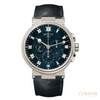 Breguet Marine Chronographe 5527 White Gold Blue Dial