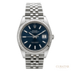Rolex Datejust 41 White Rolesor Bright Blue Dial Jubilee