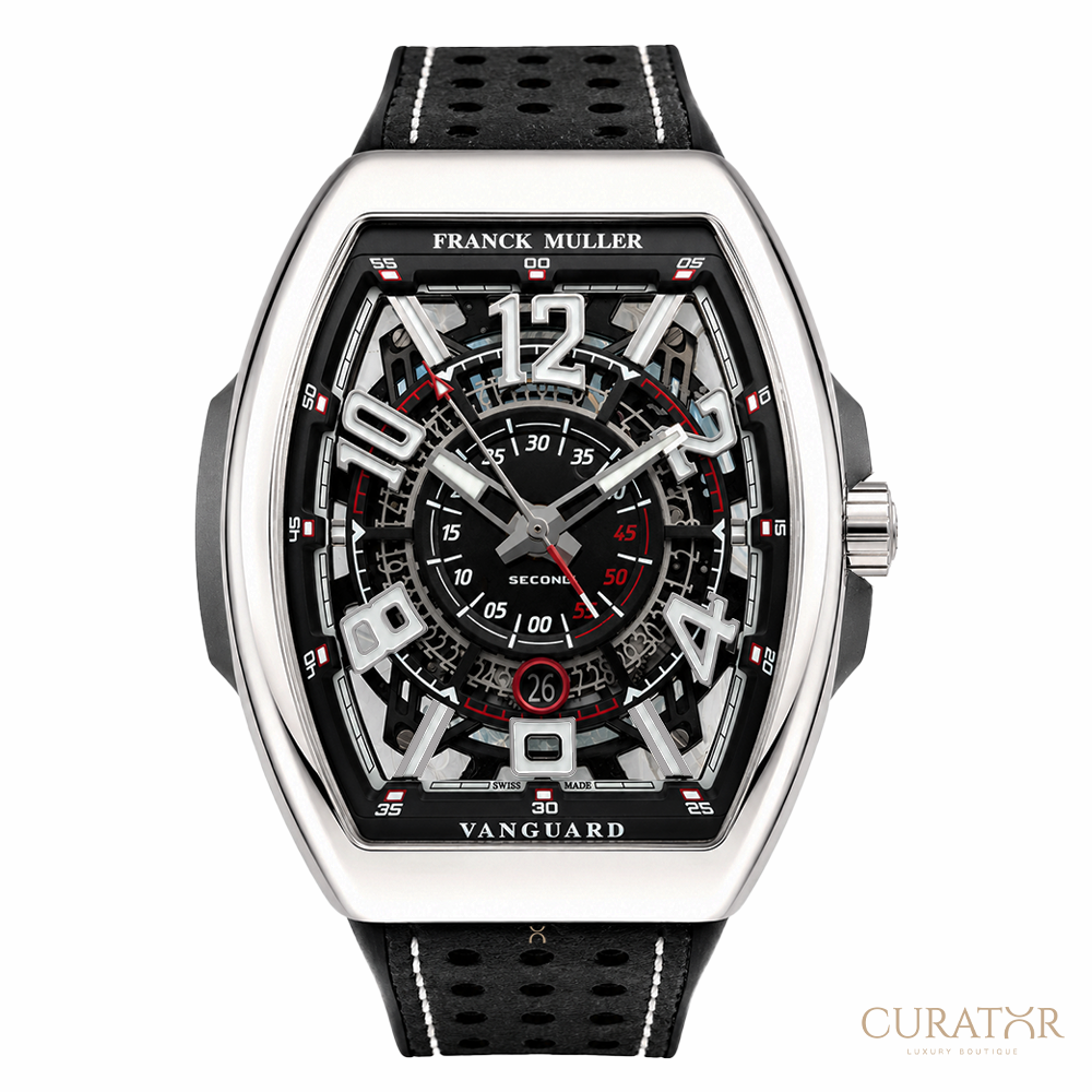 Franck Muller Vanguard Racing Skeleton Stainless Steel 45mm