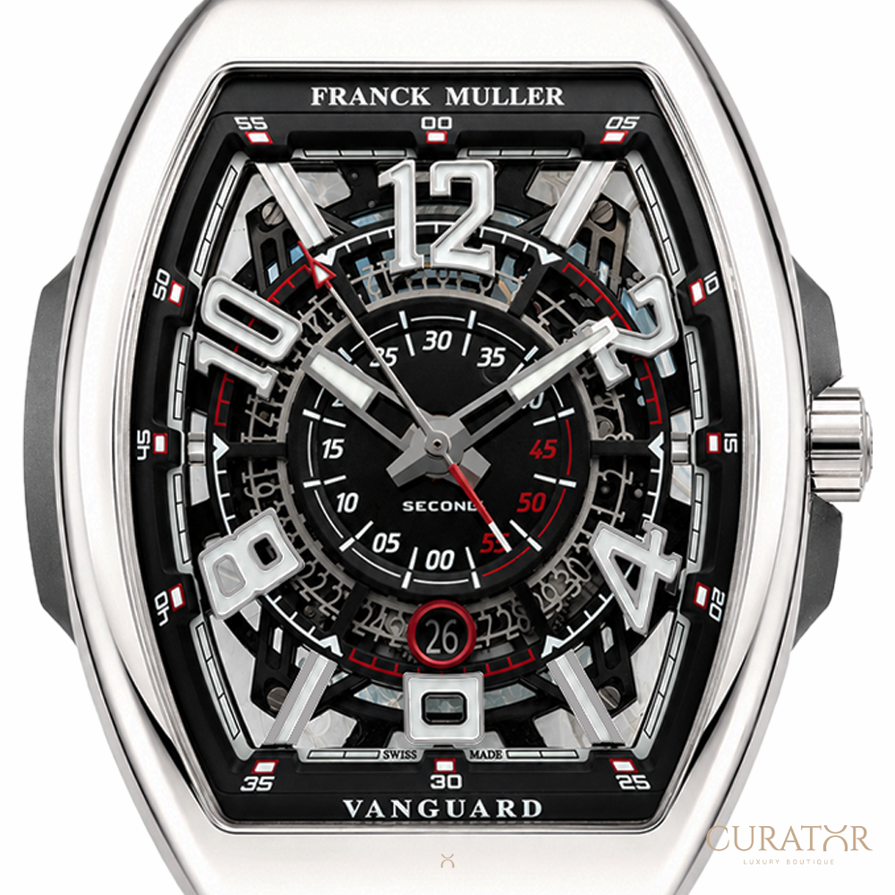 Franck Muller Vanguard Racing Skeleton Stainless Steel 45mm