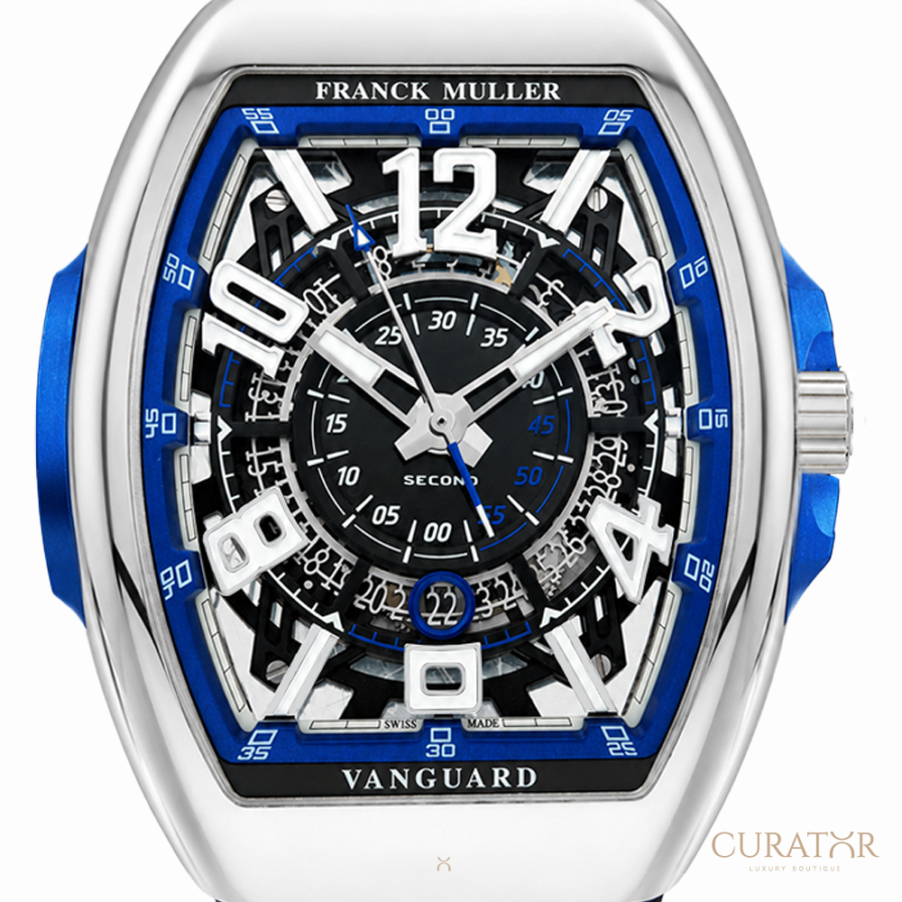 Franck Muller Vanguard Racing Skeleton Stainless Steel 45mm