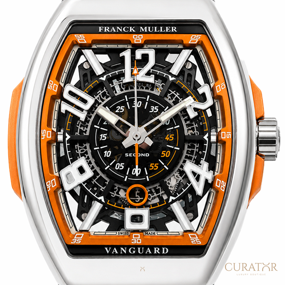 Franck Muller Vanguard Racing Skeleton Stainless Steel 45mm