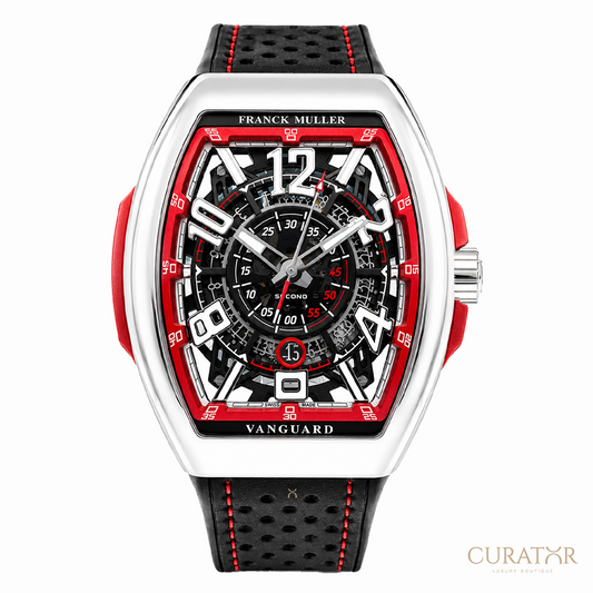 Franck Muller Vanguard Racing Skeleton Stainless Steel 45mm