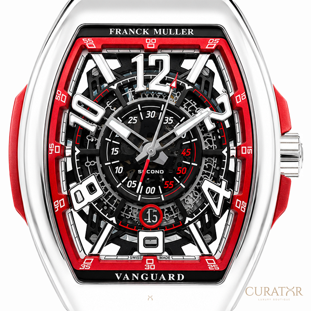 Franck Muller Vanguard Racing Skeleton Stainless Steel 45mm