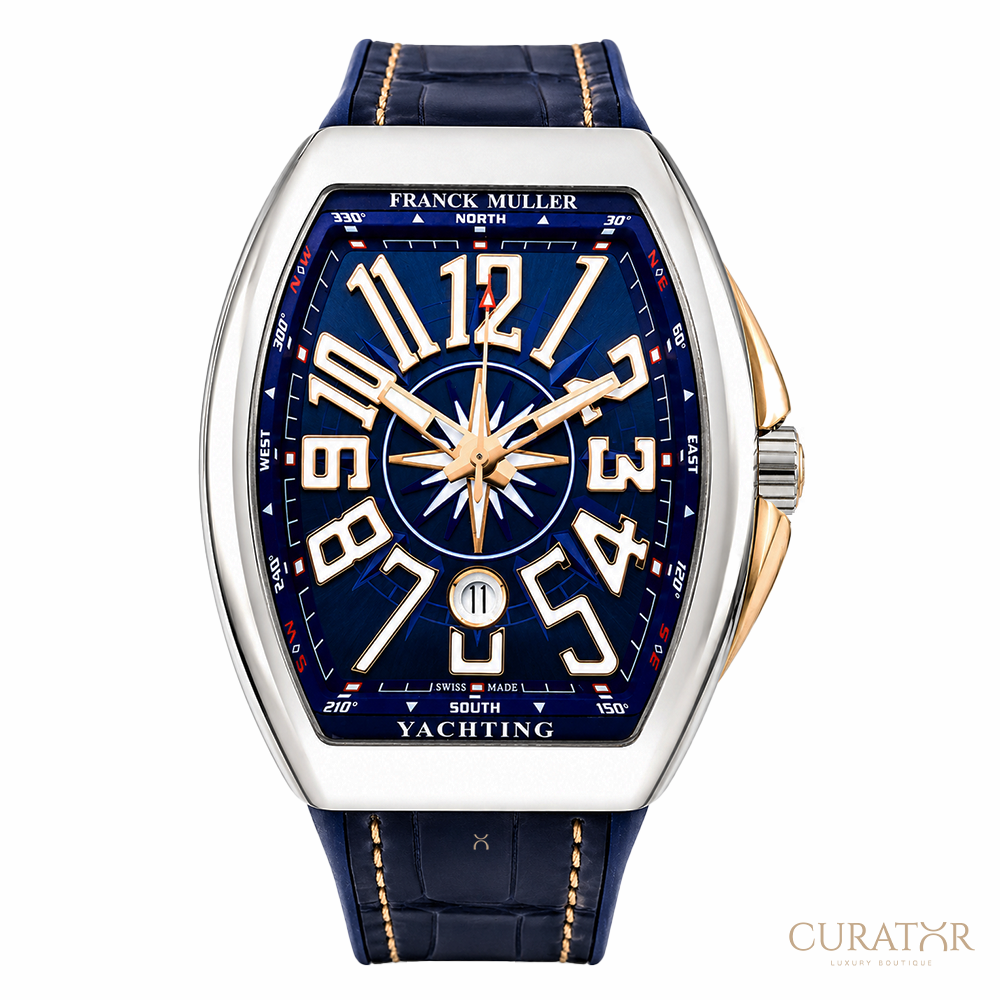 Franck Muller Vanguard Yachting Stainless Steel & 18k Rose Gold 45mm