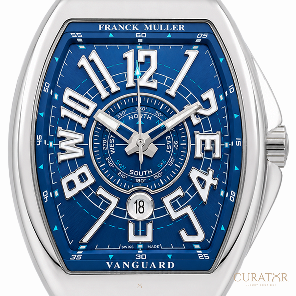 Franck Muller Vanguard Yachting Mariner Stainless Steel 45mm