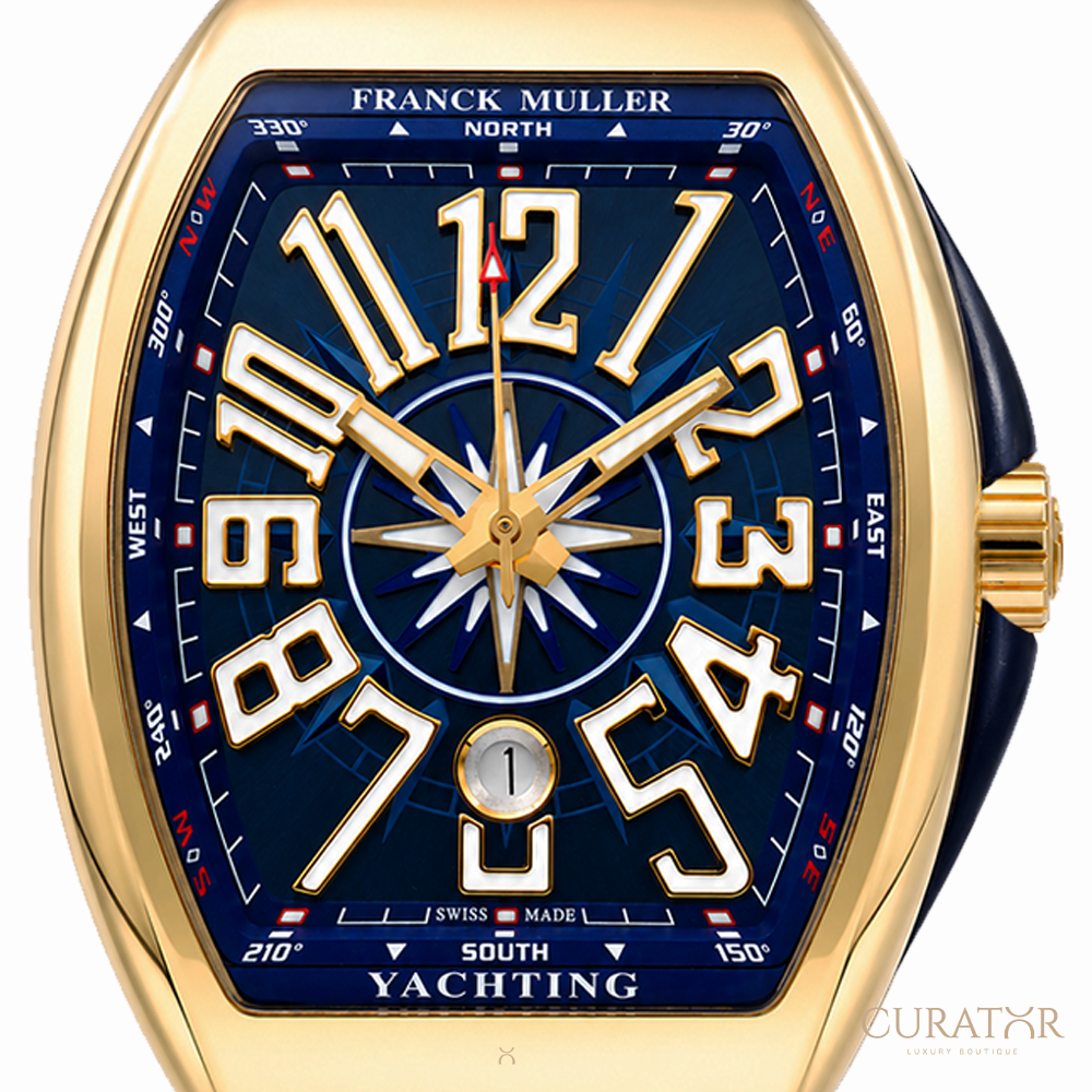 Franck Muller Vanguard Yachting Yellow Gold