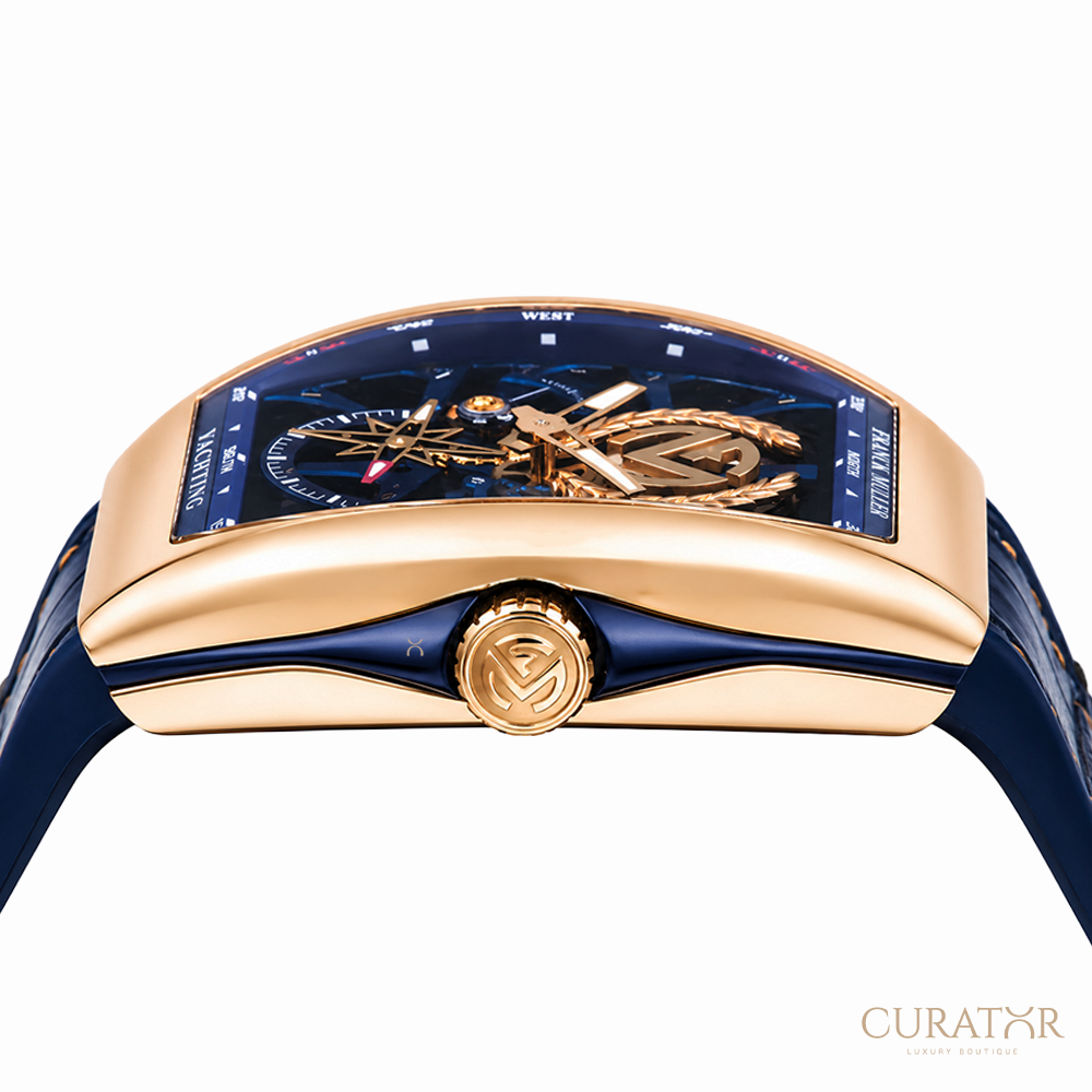 Franck Muller Vanguard Yachting Anchor Skeleton 18k Rose Gold 41mm