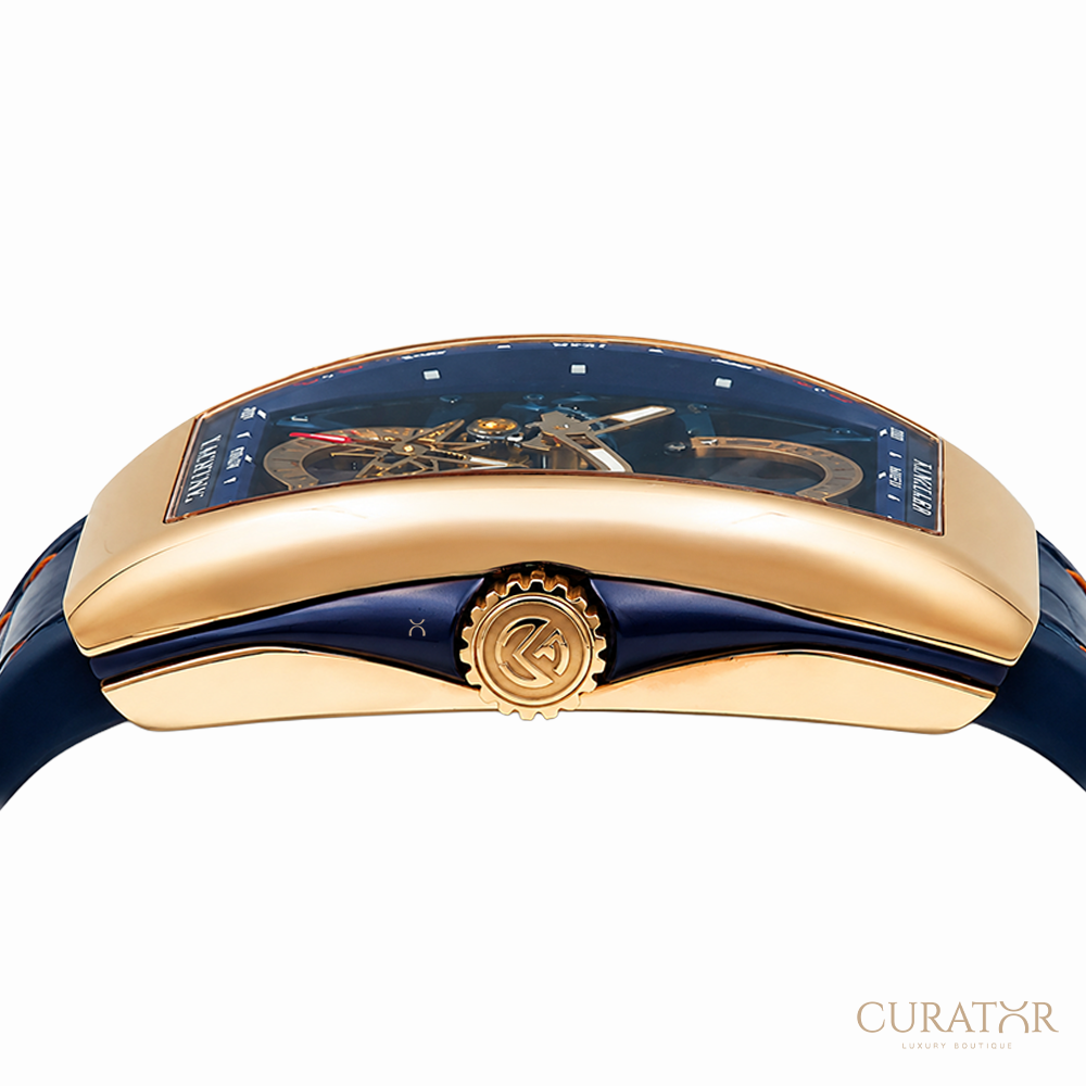 Franck Muller Vanguard Yachting Anchor Skeleton 18k Rose Gold 41mm
