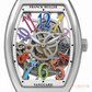 Franck Muller Vanguard Color Dreams Skeleton Stainless Steel 35mm