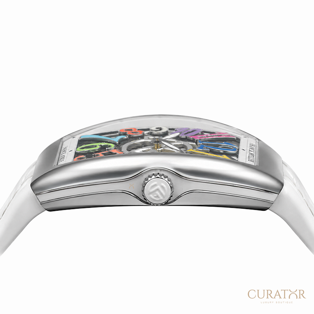 Franck Muller Vanguard Color Dreams Skeleton Stainless Steel 35mm