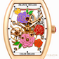 Franck Muller Vanguard Rose Skeleton 18k Rose Gold 32mm