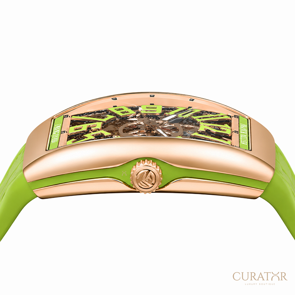 Franck Muller Vanguard Skeleton 18k Rose Gold 41mm