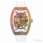 Franck Muller Vanguard Rainbow Skeleton 18k Rose Gold 32mm
