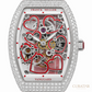 Franck Muller Vanguard Heart Skeleton Stainless Steel Diamond 32mm