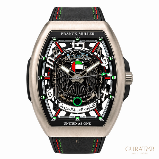 Franck Muller Vanguard Skeleton United Arab Emirates Limited Edition Brushed Titanium 45mm