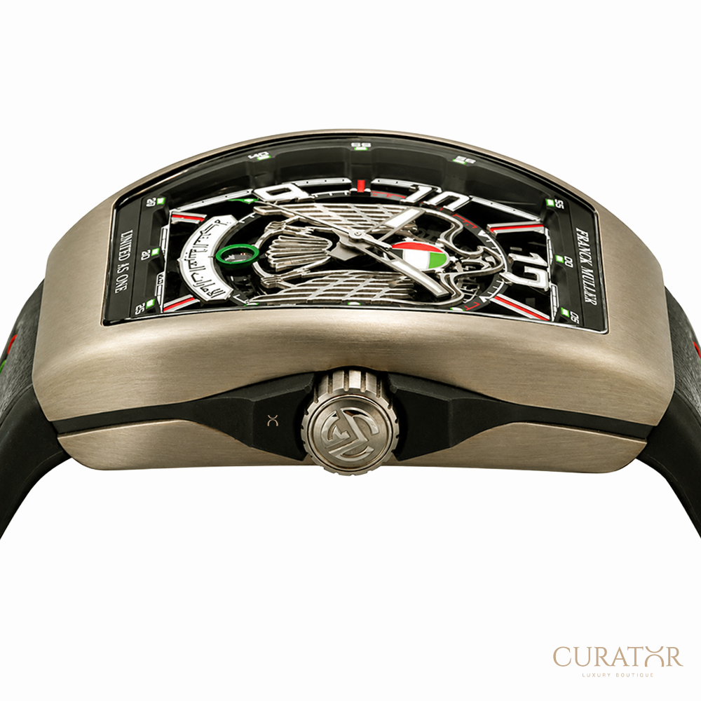 Franck Muller Vanguard Skeleton United Arab Emirates Limited Edition Brushed Titanium 45mm