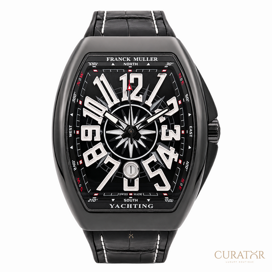 Franck Muller Vanguard Yachting Anchor Chrono Black PVD Stainless Steel 45mm