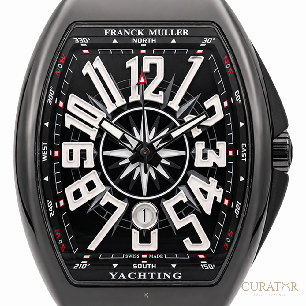 Franck Muller Vanguard Yachting Anchor Chrono Black PVD Stainless Steel 45mm