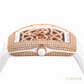 Franck Muller Vanguard Skeleton 18K Rose Gold Full Diamond 35mm