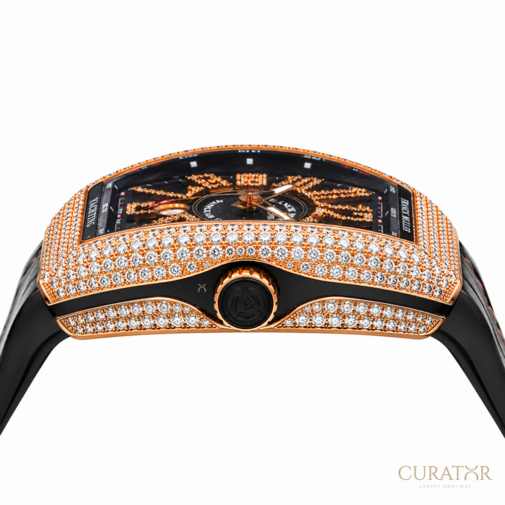 Franck Muller Vanguard Yachting Diamond 18k Rose Gold 45mm