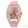 Franck Muller Vanguard Rose Skeleton Diamond 18k Rose Gold 35mm