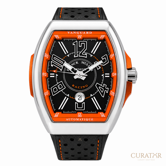 Franck Muller Vanguard Racing "Orange Accent" Stainless Steel Automatic