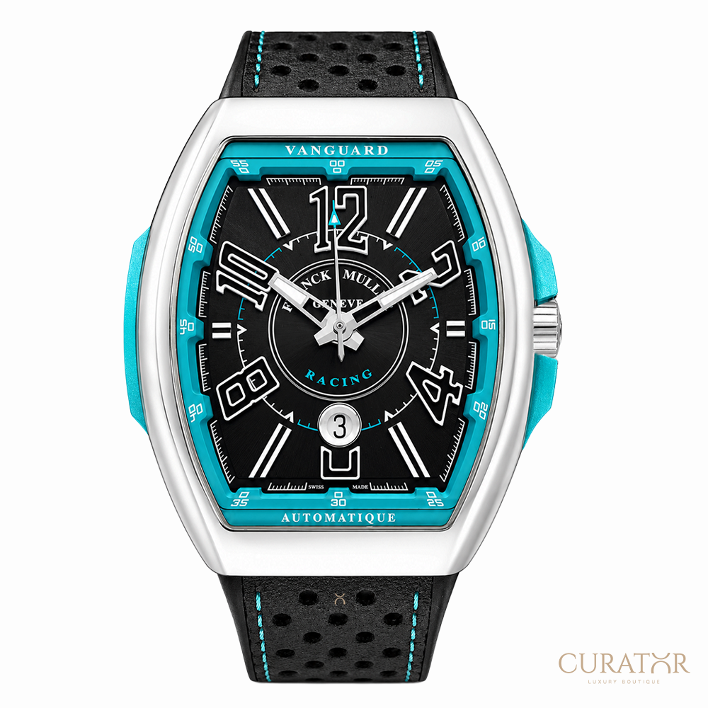 Franck Muller Vanguard Racing "Turquoise Accent" Stainless Steel Automatic
