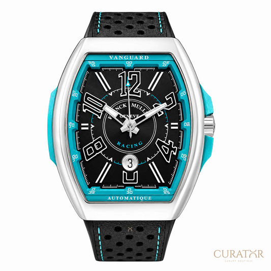 Franck Muller Vanguard Racing "Turquoise Accent" Stainless Steel Automatic