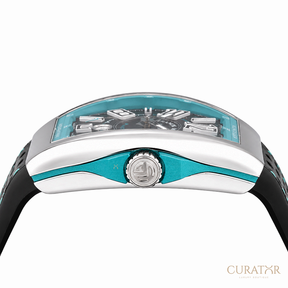 Franck Muller Vanguard Racing "Turquoise Accent" Stainless Steel Automatic