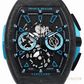 Franck Muller Vanguard Racing Chronograph Carbon Krypton Blue Watch