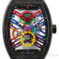 Franck Muller Vanguard Seven Days Skeleton Color Dreams Carbon Watch