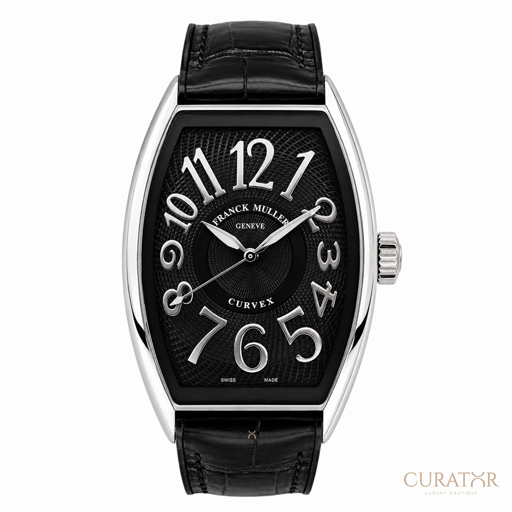 Franck Muller Curvex CX Black Dial Stainless Steel Watch