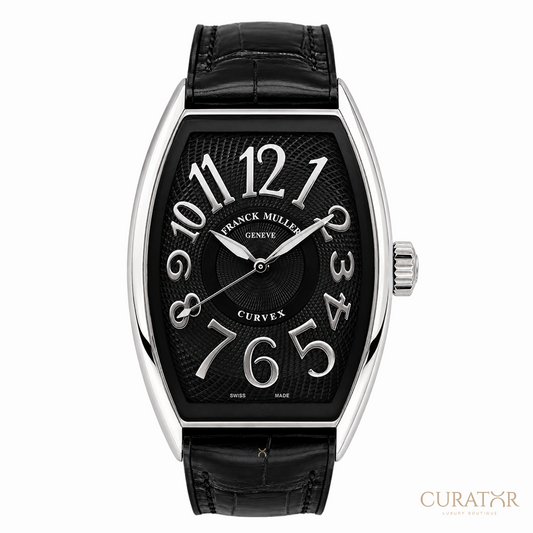 Franck Muller Curvex CX Black Dial Stainless Steel Watch