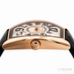 Franck Muller Curvex CX Silver Dial 18k Rose Gold Watch