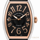 Franck Muller Curvex CX Black Dial Stainless Steel & Rose Gold Watch