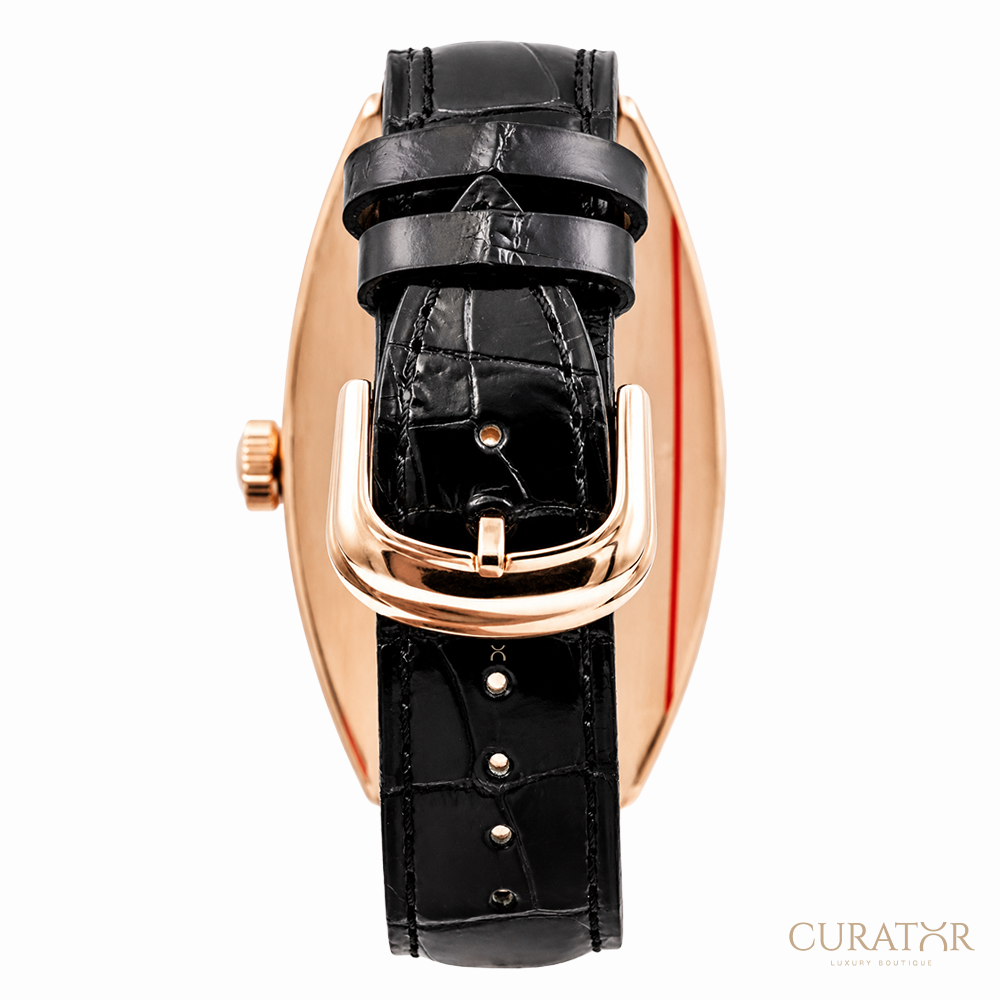 Franck Muller Cintrée Curvex Master Banker 18k Rose Gold Watch