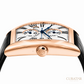 Franck Muller Cintrée Curvex Master Banker 18k Rose Gold Watch