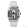 Franck Muller Cintrée Curvex Master Banker Stainless Steel Grey Dial Watch