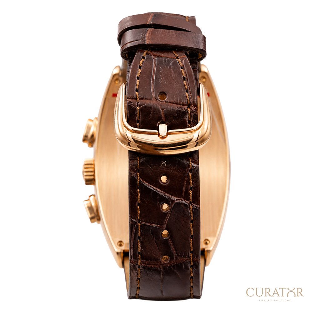 Franck Muller Cintrée Curvex Chronograph 18k Rose Gold Watch
