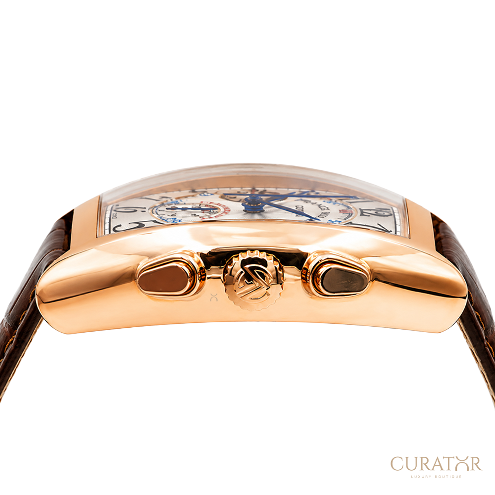Franck Muller Cintrée Curvex Chronograph 18k Rose Gold Watch