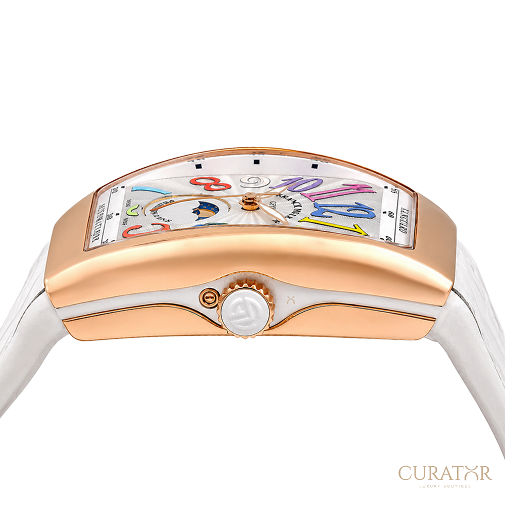 Franck Muller Vanguard Lady Phase de Lune 18k Rose Gold Automatic